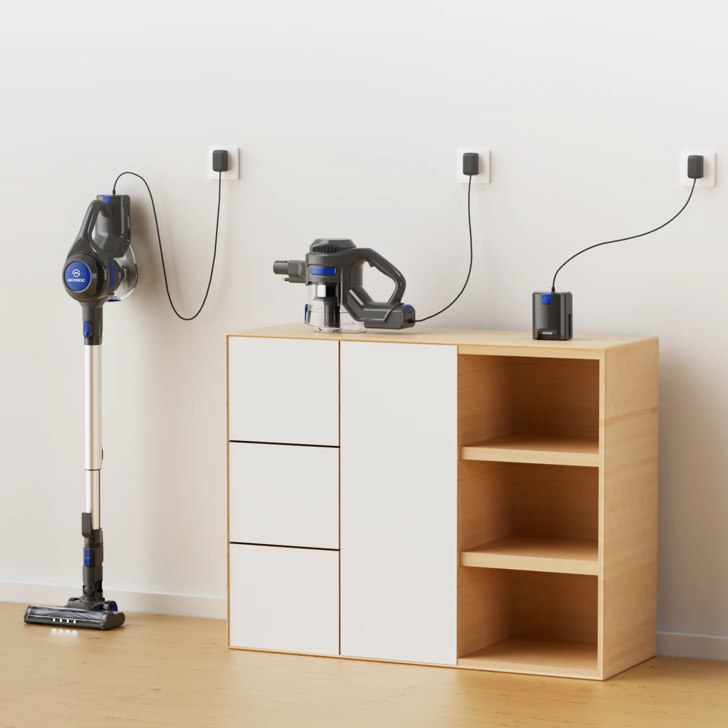 Cordless Stick Vacuum Cleaner Lightweight for Carpet Floor Pet Hair Home XL-618A