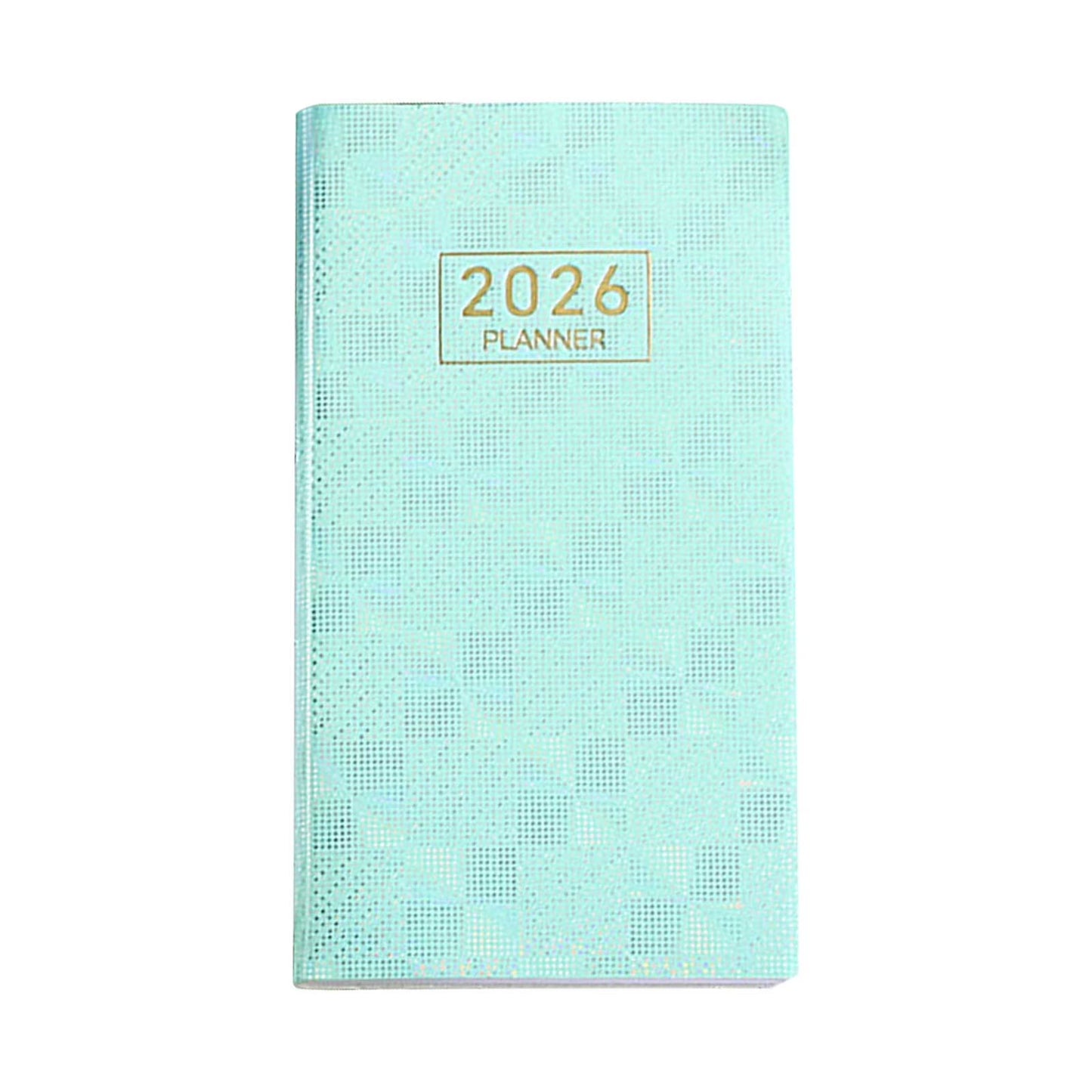 2026 A6 Daily Planner - Mini Pocket Organizer Notebook with Calendar, Portable Travel Journal & Scheduling Diary for Office Daily Use