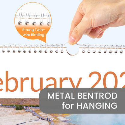 2026 Wall Calendar Large 22.75"X15.5" – 21-Month Vertical Monthly Calendar from October 2025 to June 2027, Extra Large Planner, National Parks Design for Wall Use at Home or Off